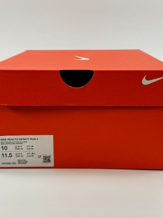 Nike ReactX Infinity Run 4 \'Wolf Grey\' DR2665-002 Multi Size main image 9